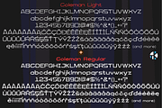 Coleman Font Family, a Font by Typekirk (Thumbnail 2 of 6)