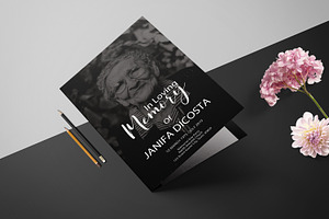 Funeral Program Template-V913