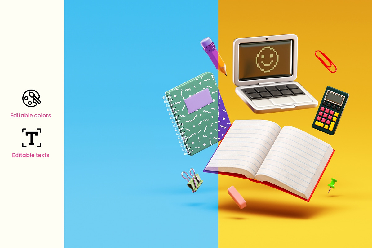 Back to School Sale Banner Template, a Background Graphic by TandemStock (Photo 2 of 3)
