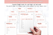 Wedding Budget Planner - Pink BUNDLE, a Templates & Theme by Templatables (Thumbnail 6 of 10)