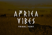 AFRICA VIBES FONT DISPLAY, a Serif Font by Andika Fez (Thumbnail 1 of 8)