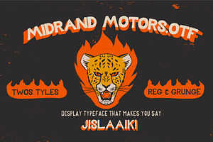 Midrand Motors - Display Grunge font