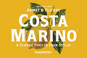 Costa Marino - A Classic Style Font, a Serif Font by Komet & Flicker (Thumbnail 1 of 14)