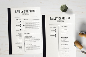 Clean Cv Template Design