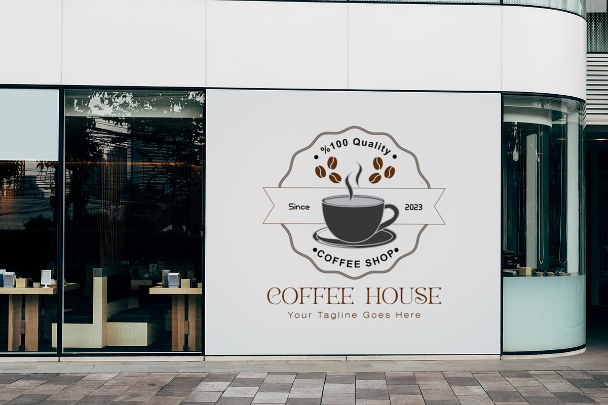 Coffee Shop Logo Design Template, a Branding & Logo Template by YUDesignStore (Photo 4 of 7)
