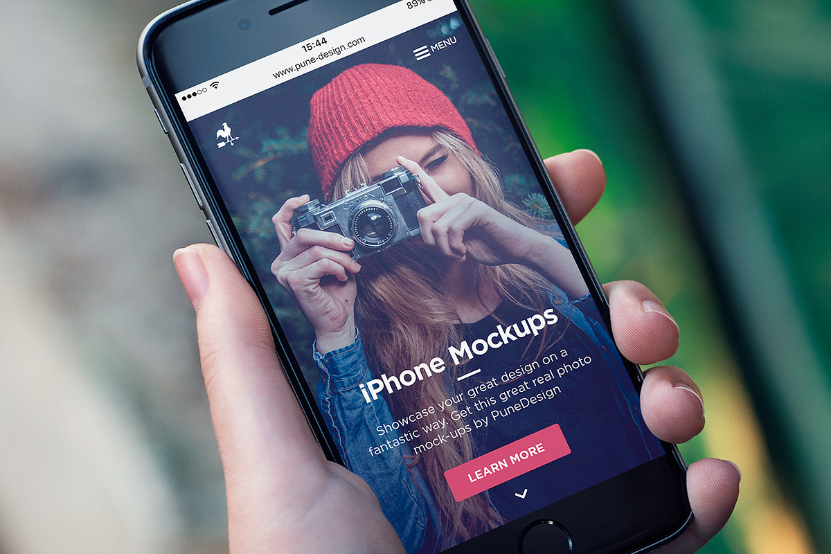 iPhone Mock-Ups, an iPhone Mockup by PuneDesign (Photo 10 of 10)