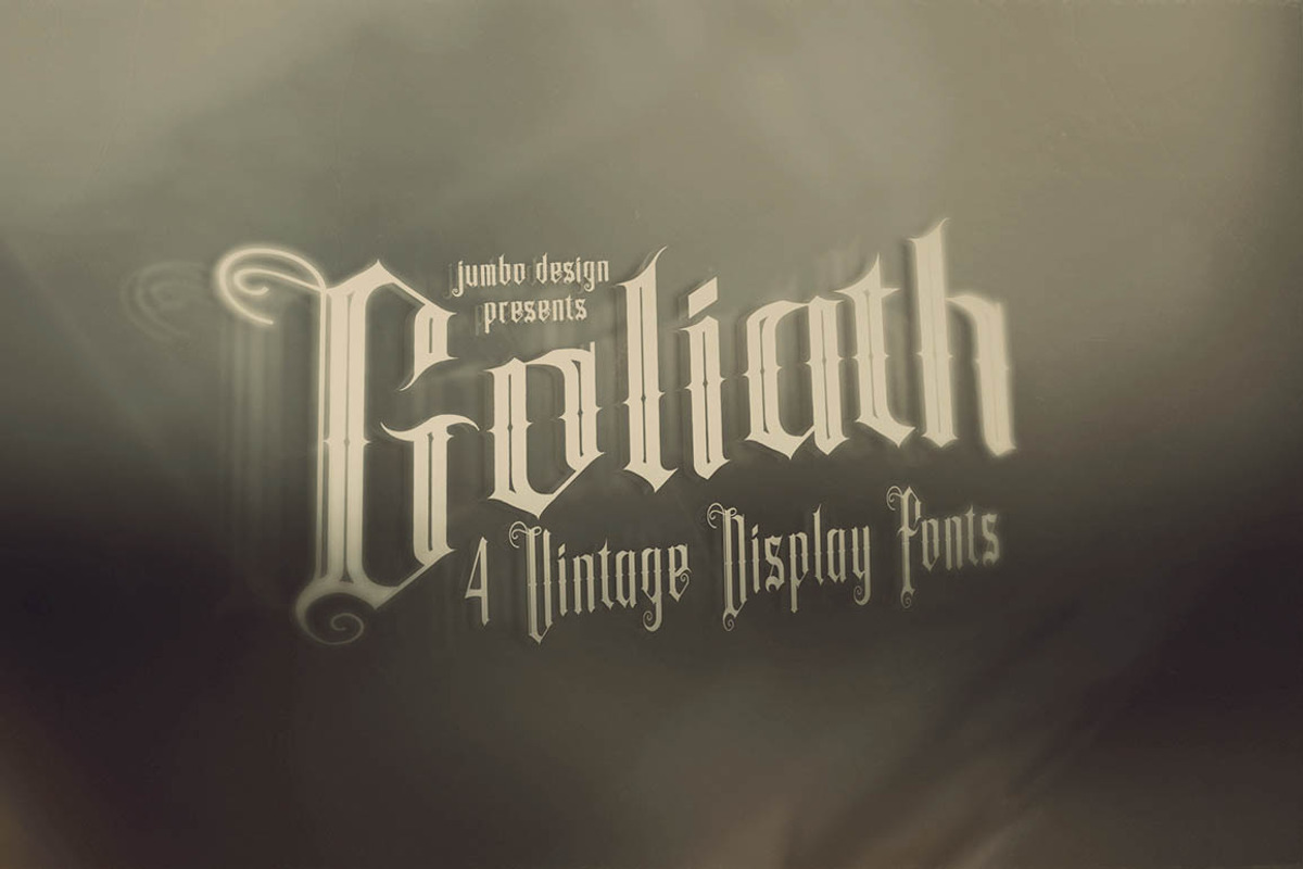 Goliath - Display Font preview 6