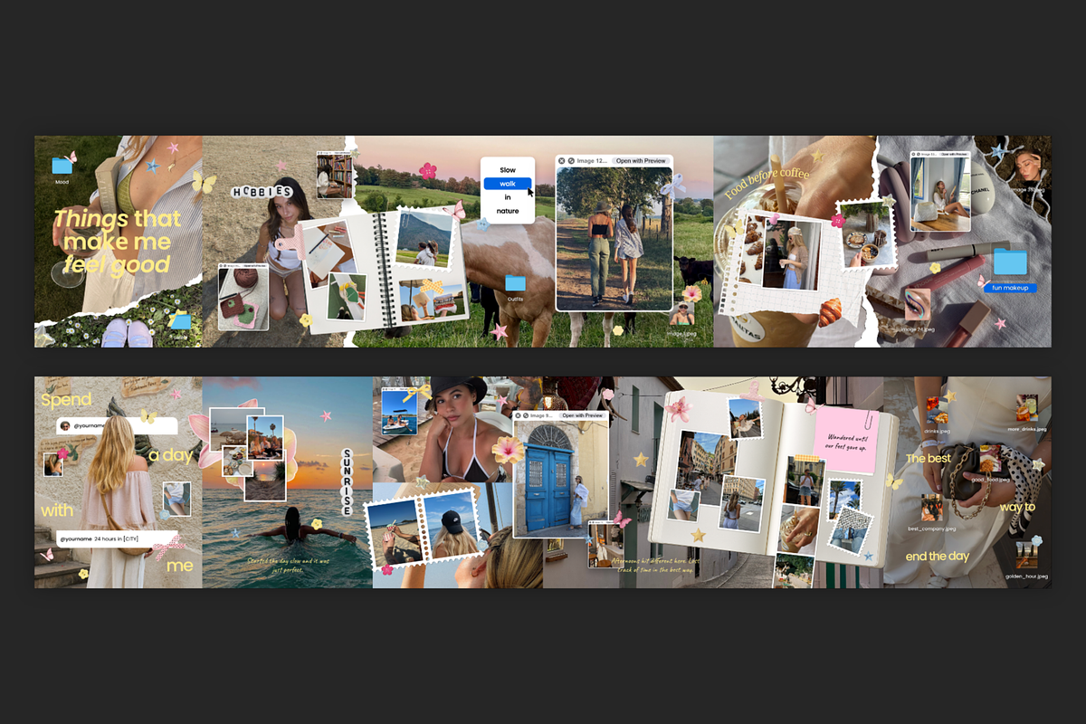 Whimsical Scrapbook Carousel, a Social Media Template by Meraki Templates (Photo 4 of 8)