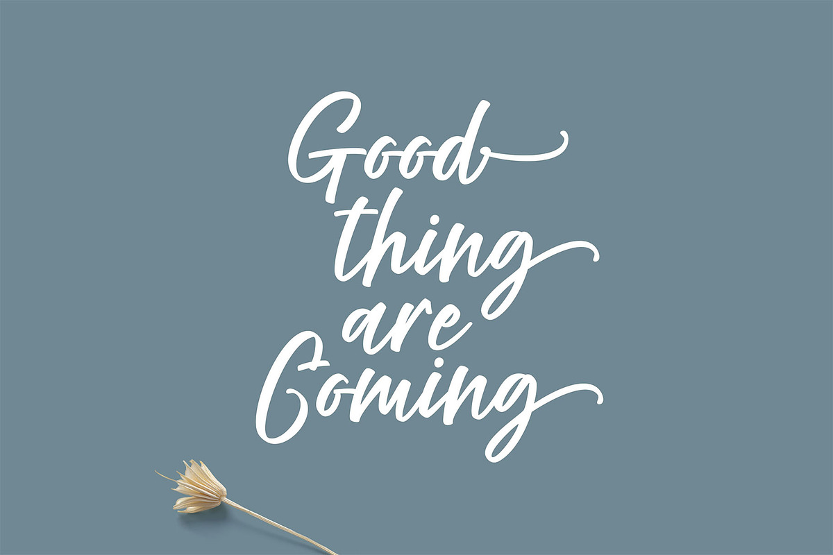 Rambow Script, a Script Font by moriztype (Photo 4 of 8)