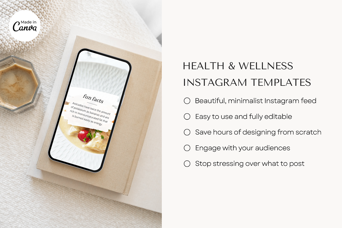 Health Wellness Instagram Templates, a Social Media Template by ShopRShop (Photo 6 of 10)