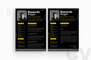 Black Style Resume CV, a Resume Template by iDoodle Studio (Thumbnail 1 of 3)