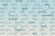 aquamarine // a handwritten font, a Script Font by Sunkissed Minimalist (Thumbnail 2 of 5)