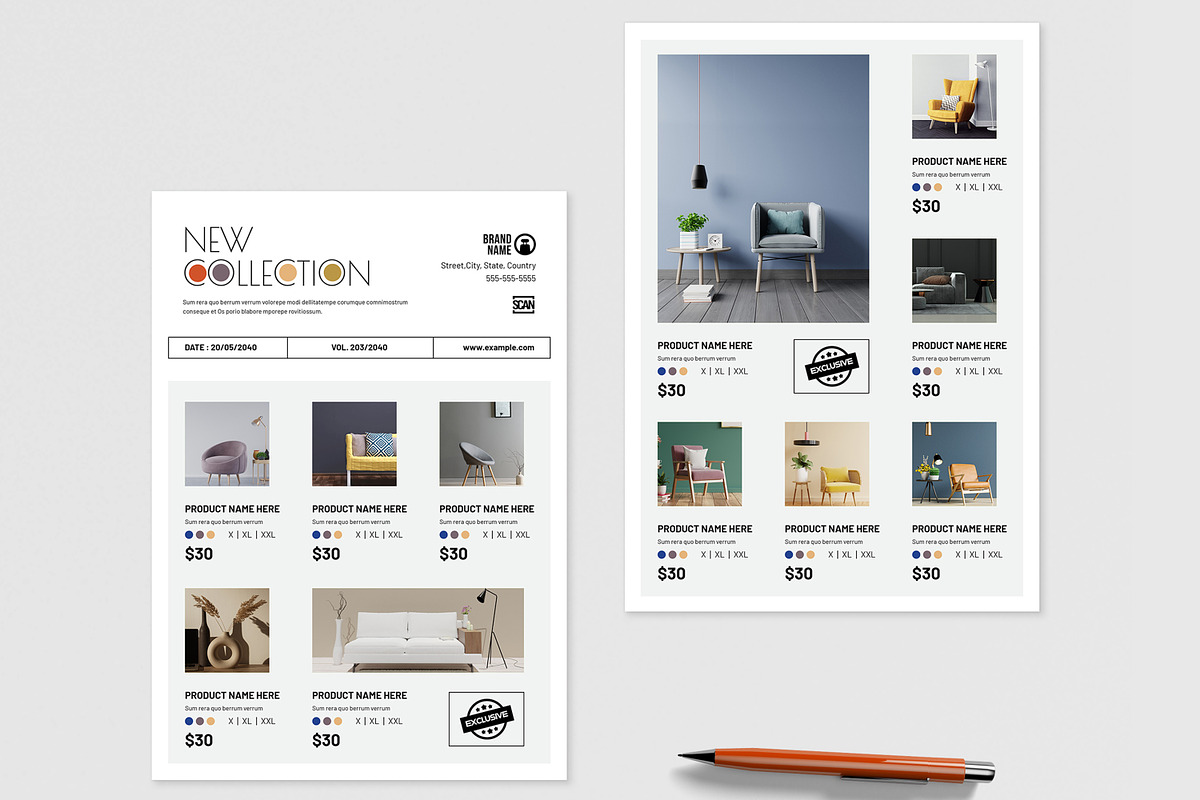 Product Arrival Catalog, a Stationery Template by ContestDesign (Photo 2 of 3)