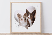 Dog's Photo Frames for Photoshop, an Object Graphic by BrownLeopard (Thumbnail 4 of 5)