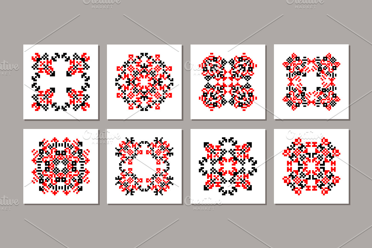Folk Embroidery Printable Wall Art, a Background Graphic by C Design Studio (Photo 11 of 13)
