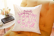 Summer Beach Mermaid off Duty Doodle, an Illustration by Sublimation Artist (Thumbnail 6 of 9)