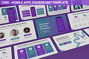 Core - Mobile Apps Powerpoint, a Presentation Template by SlideFactory (Thumbnail 1 of 4)