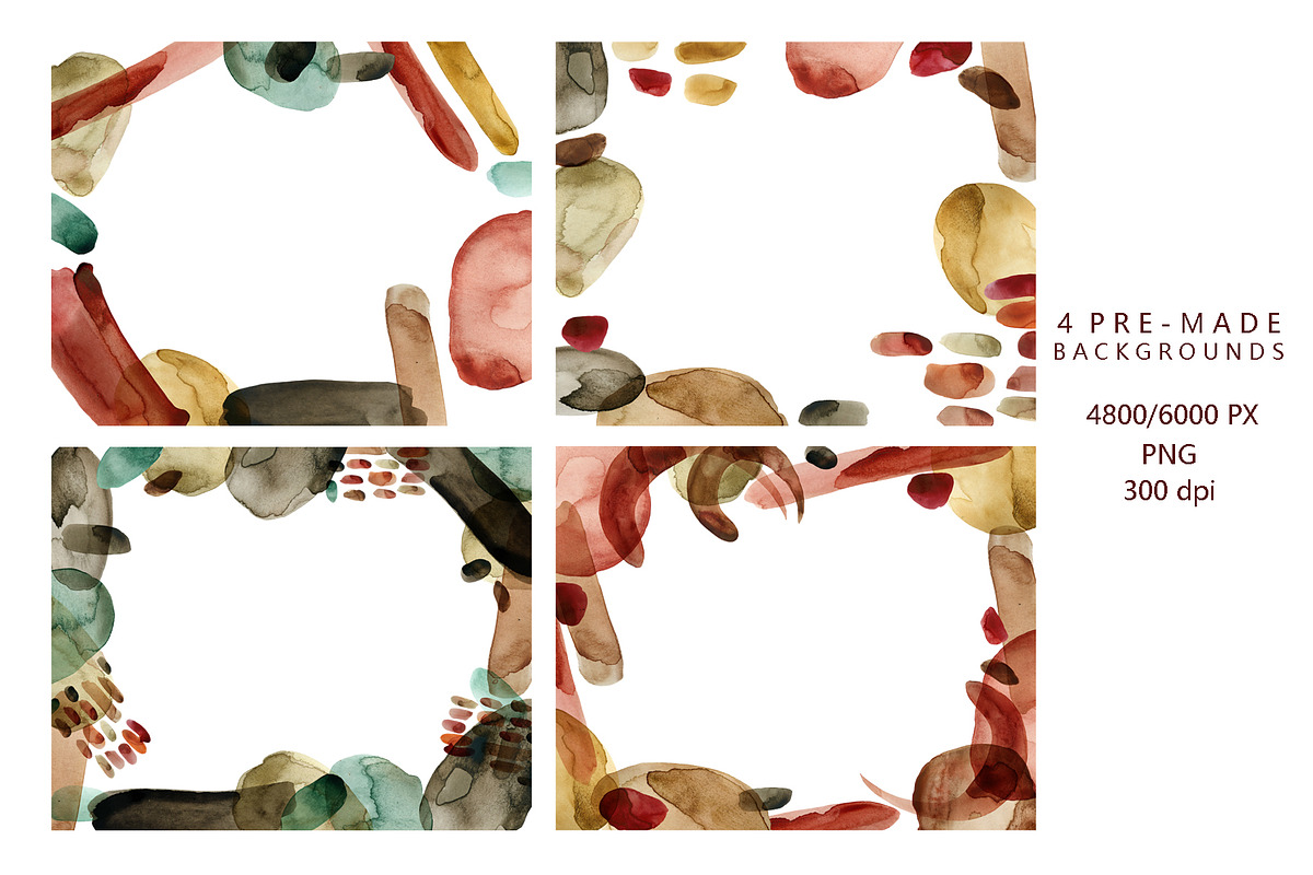 Watercolor Shapes & Texture, an Object Graphic by FineArt (Photo 12 of 16)
