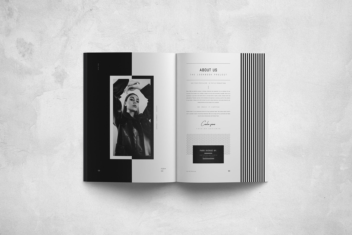 Por + On | Lookbook, a Brochure Template by Studio Bons (Photo 4 of 23)