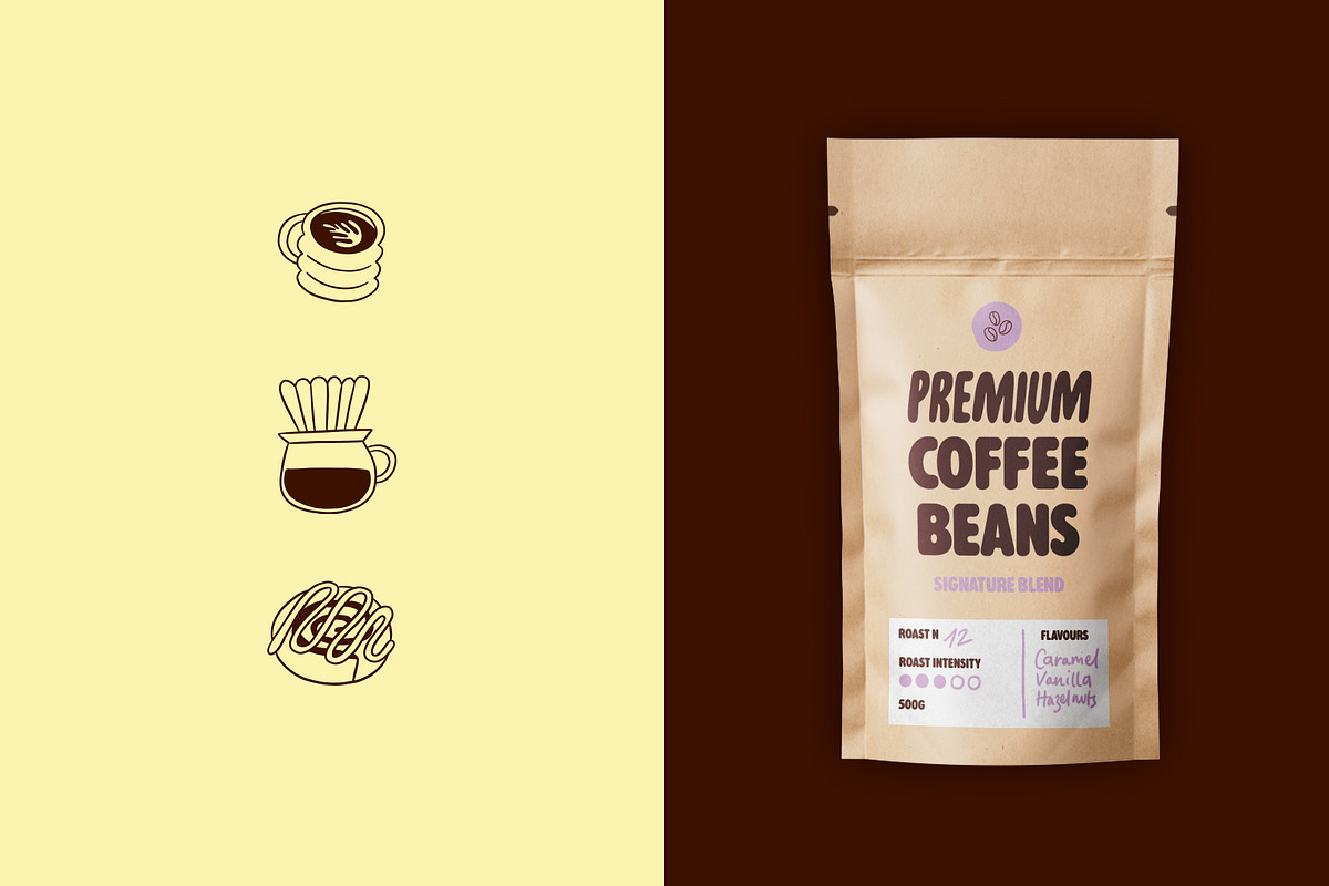 Coffee Lover Illustration Pack, a Food Illustration by Carole Chevalier (Photo 3 of 10)