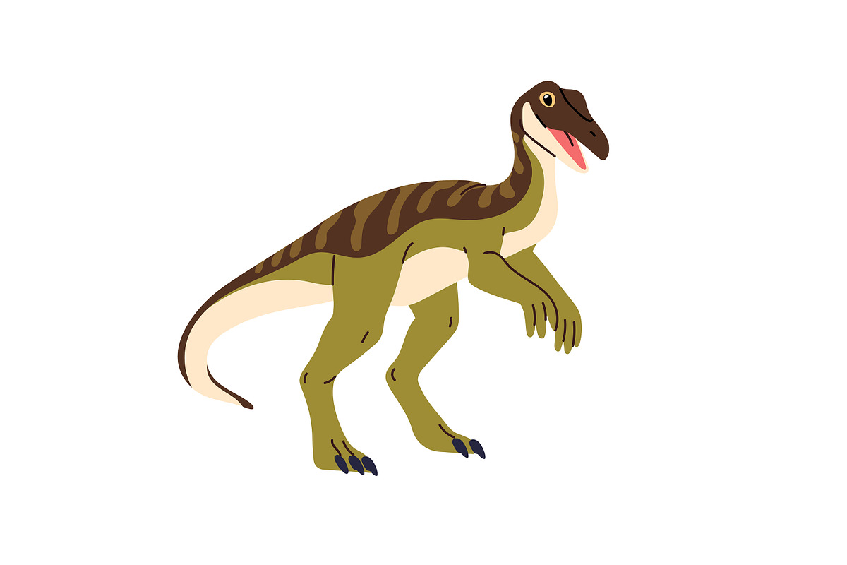 Dinosaurs set, seamless dino pattern, an Animal Illustration by PaperTrident (Photo 4 of 21)