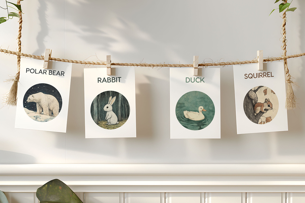 Fable - Animal Flashcards, a Card Template by CinderHeart Designs (Photo 1 of 6)