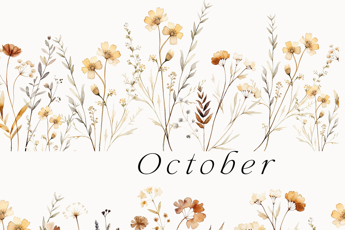 Watercolor Floral Bundle (45 in 1), a Decorative Illustration by Lana Elanor (Photo 107 of 180)