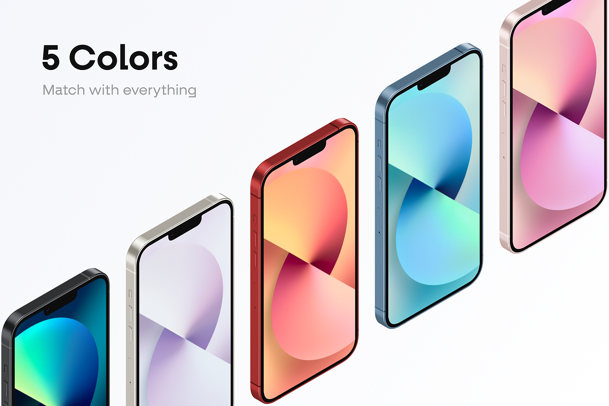 Top 7 iPhone 13 Mockups, an iPhone Mockup by 360 Mockups (Photo 4 of 6)