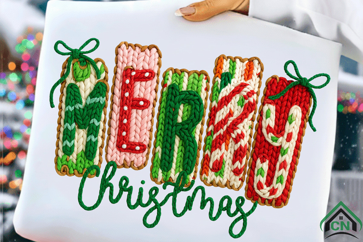 Yarn Crochet Coquette Merry Christma, an Illustration by Craft Nest (Photo 1 of 4)