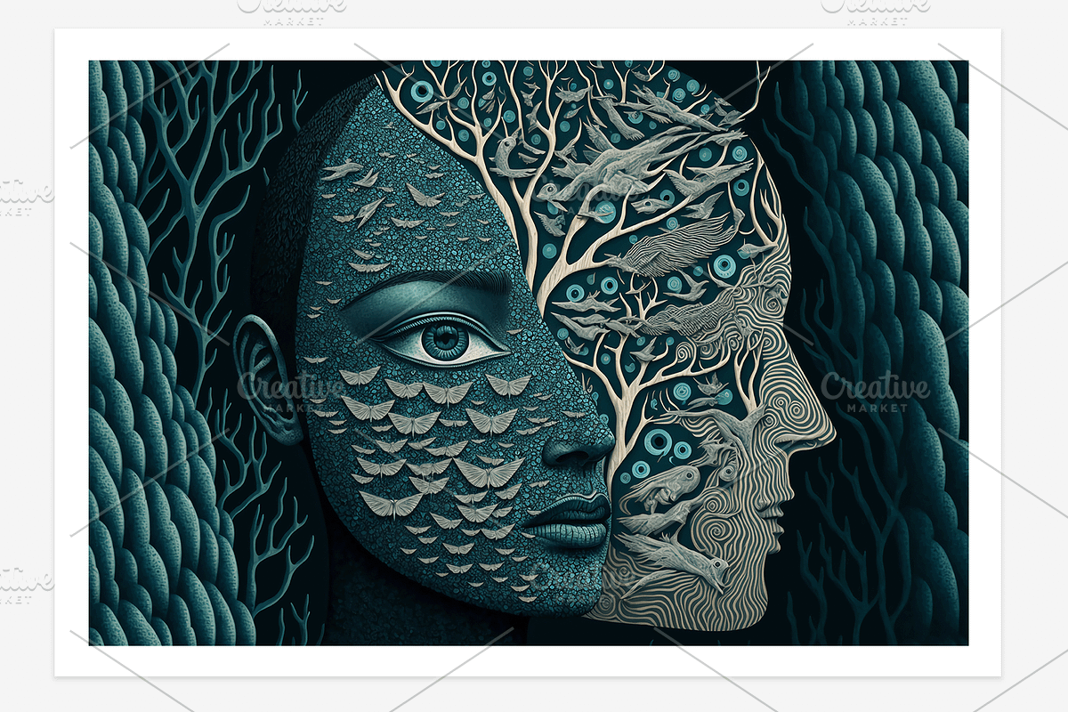 Cohu Collection · The Cosmic Human, a Decorative Illustration by milatovar (Photo 8 of 13)