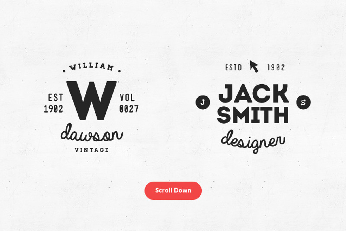 20 Vintage Logos & Badges Vol 01, a Branding & Logo Template by vuuuds (Photo 5 of 5)