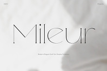 Mileur - Modern Elegant Serif