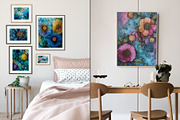 Modern Alcohol Ink Illustration, a Decorative Illustration by Housui Patterns (Thumbnail 2 of 9)