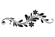 Ornamental Floral Silhouette, a Decorative Illustration by himelgfx (Thumbnail 13 of 18)