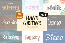 HANDWRITING FONT BUNDLE VOL. 4