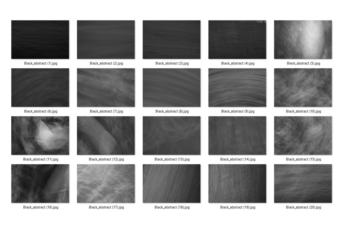 20 Black Abstract Texture, a Texture Graphic by CCPreset (Photo 2 of 3)