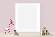 kids frame mockup 8x10 bundle, a Mockup by PinkJellyfish (Thumbnail 4 of 14)