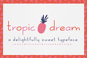 Tropic Dream Font, a Sans Serif Font by Allie Richardson Design (Thumbnail 1 of 3)