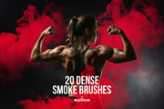 Dense Smoke photoshop brush set, a Brush Add-On by Walllow Creatives (Thumbnail 1 of 4)