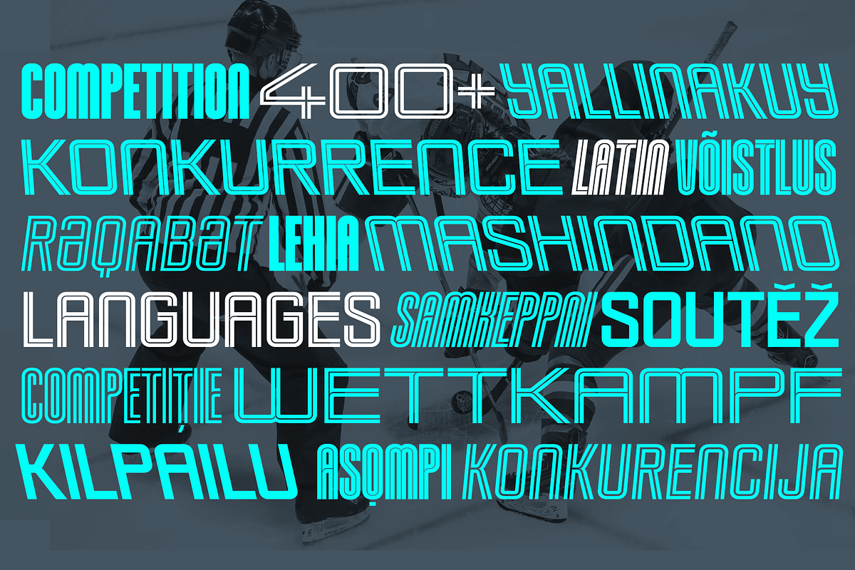 Competition M (subfamily), a Sans Serif Font by Sportsfonts (Photo 9 of 9)