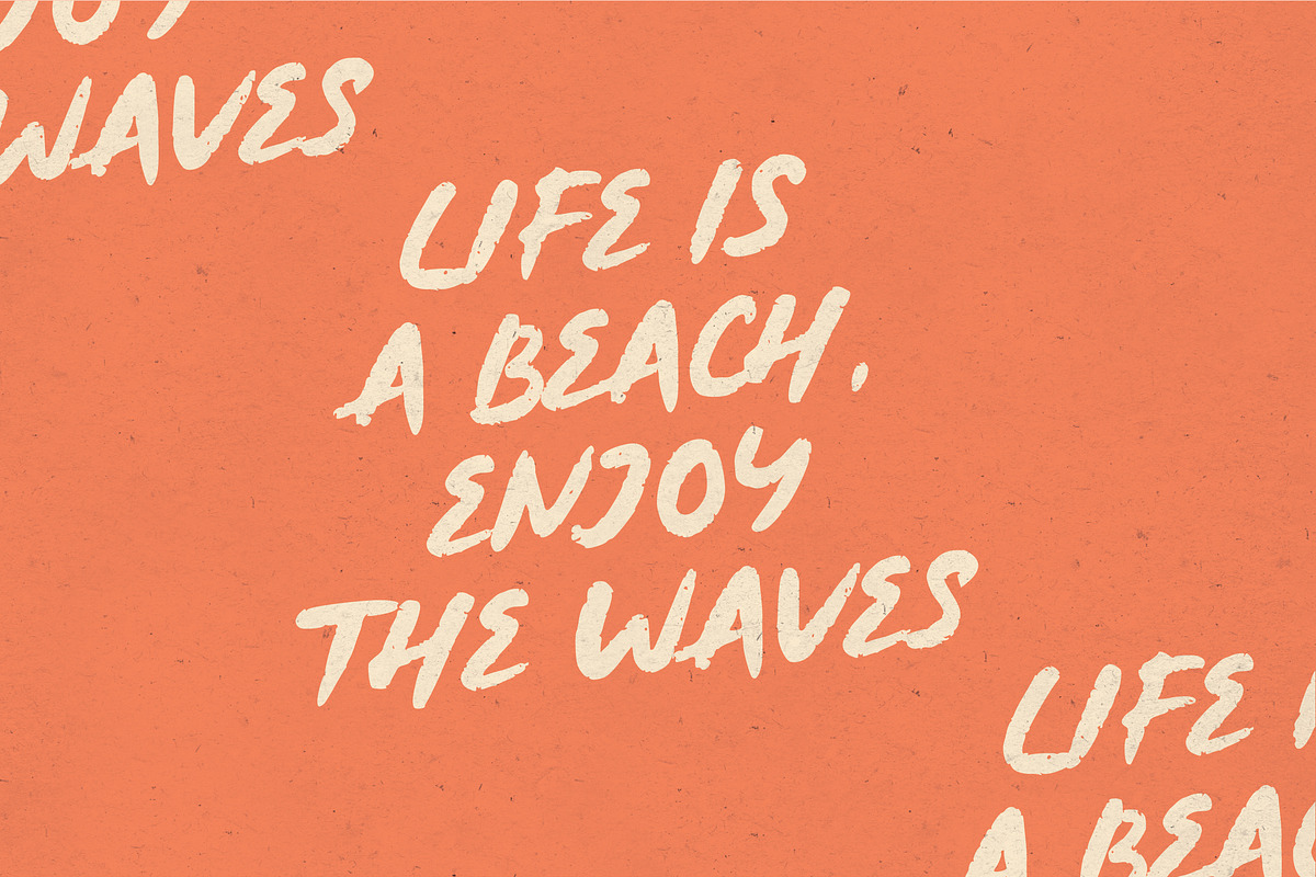 Natural Sunset, a Sans Serif Font by etigletters (Photo 5 of 10)