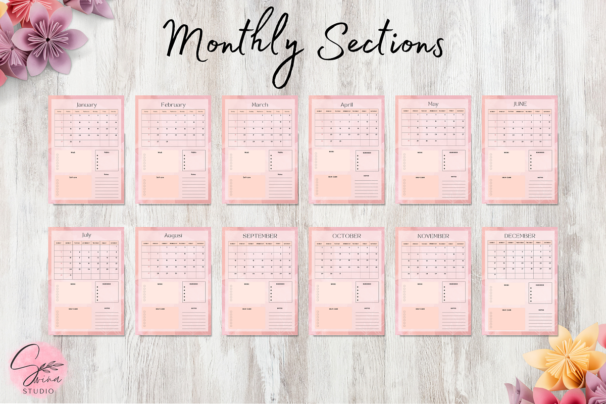 2023 Life Planner Template, a Design Template by SWINA STUDIO (Photo 4 of 5)