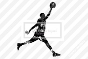 Silhouette of basketball players NBA, a Person Illustration by Matrosovv (Thumbnail 8 of 9)