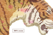 Hi-Res Vector Vintage Tiger, an Object Graphic by Theresa Barba (Thumbnail 2 of 2)