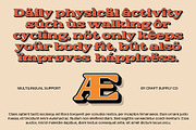 Galeno Rounded 3D, a Serif Font by Craft Supply Co. (Thumbnail 5 of 7)