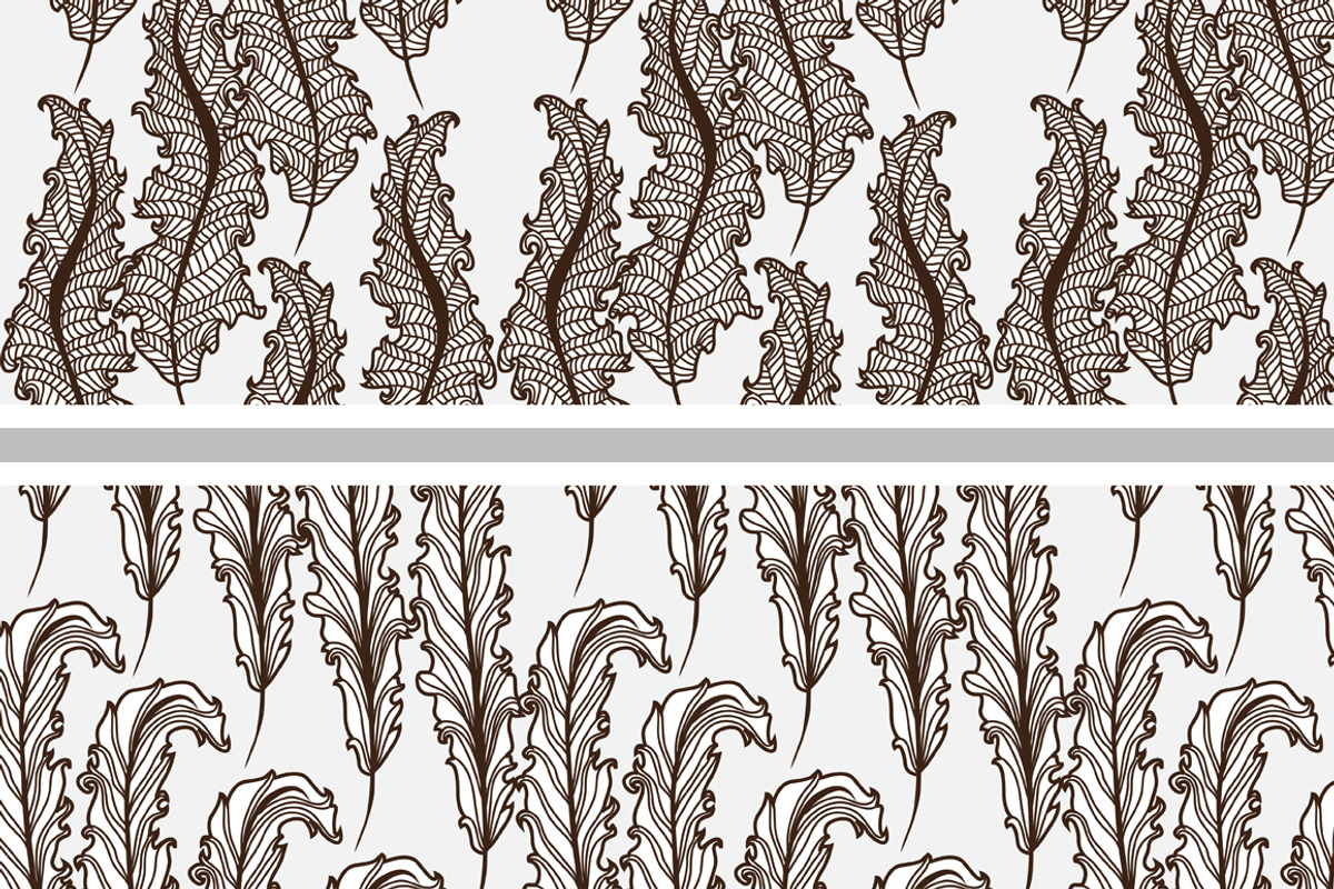 8 Feather Seamless Patterns preview 3