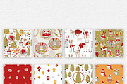 Very merry. Xmas patterns, a Pattern Graphic by Lineli (Thumbnail 3 of 11)
