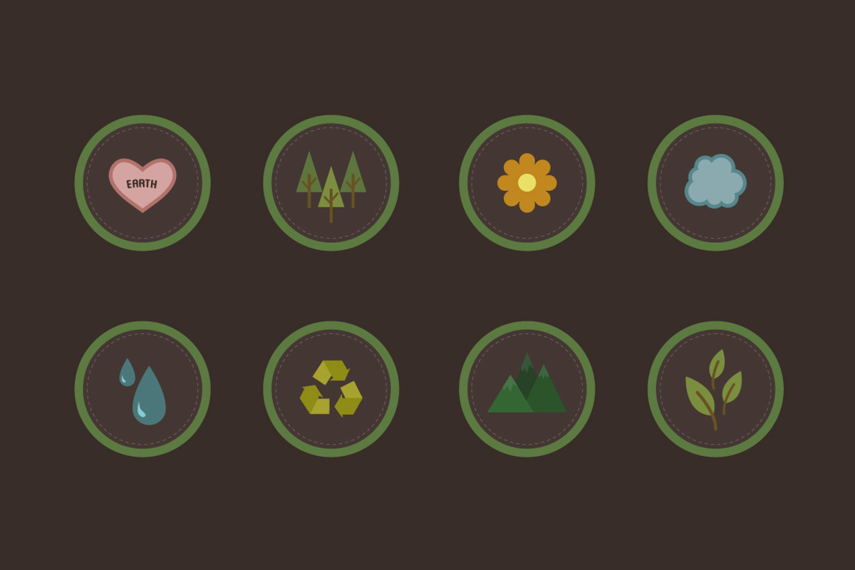 Things for Earth Day - 10 Vectors, an Illustration by Little Pixel Shop (Photo 2 of 3)