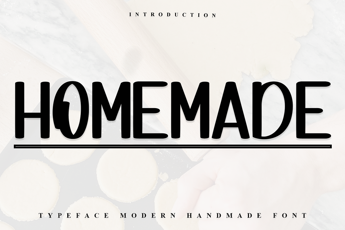 Homemade, a Font by InermediaSTUDIO (Photo 1 of 7)
