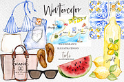 Weekend in Amalfi Coast, a Seasonal Illustration by todidesign (Thumbnail 3 of 6)